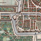 Utrecht, Netherlands 1652 Map by Willem Blaeu