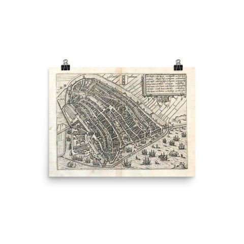Amsterdam 1588 by Lodovico Guicciardini