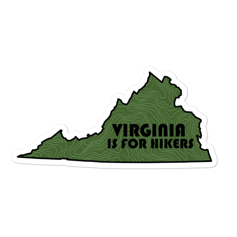 Virginia Is For Hikers Sticker
