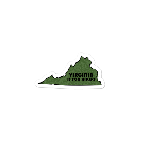 Virginia Is For Hikers Sticker