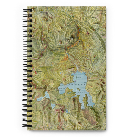 Yellowstone National Park Map Notebook